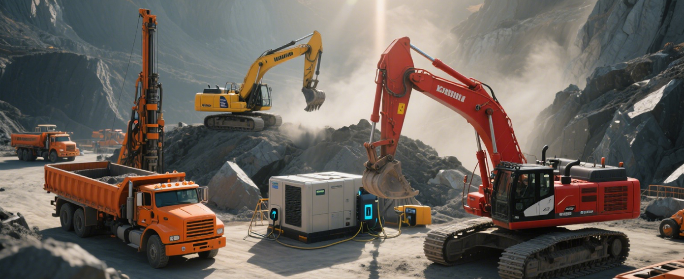 Electric solution for open-pit stripping and mining